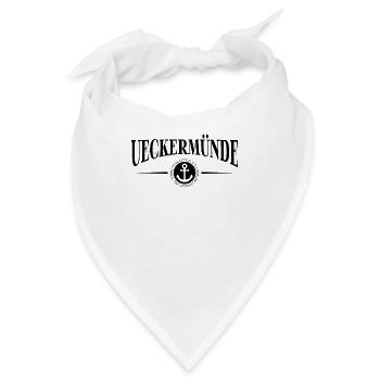 Anker und Seil - Ostseebad Ueckermünde - Bandana - Weiß - Vorne