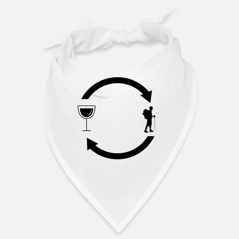 Flèches de chargement de vin et randonnée - Bandana