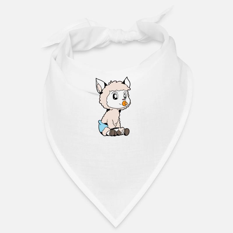 Bébé Lama Kawaii Bandana