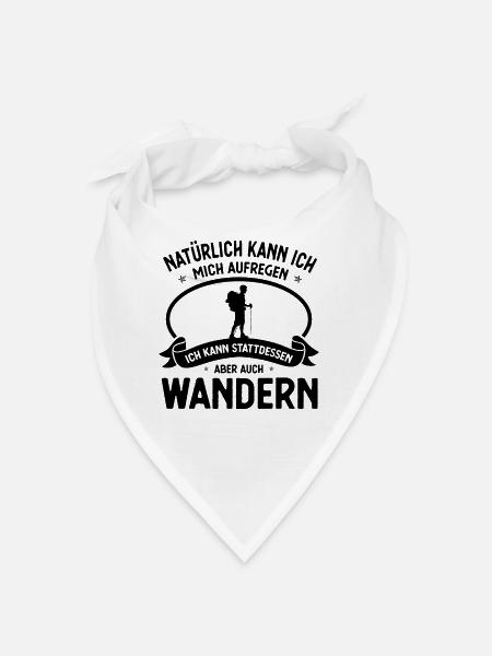 Naturlich kann Ich Mich AUFEGENICHE KANN STATTDESS - Bandana - Weiß - Vorne