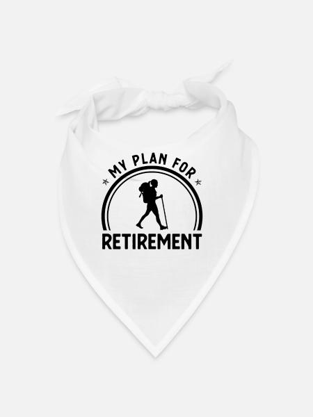 My Plan for Retirement 1 - - Bandana - white - Front