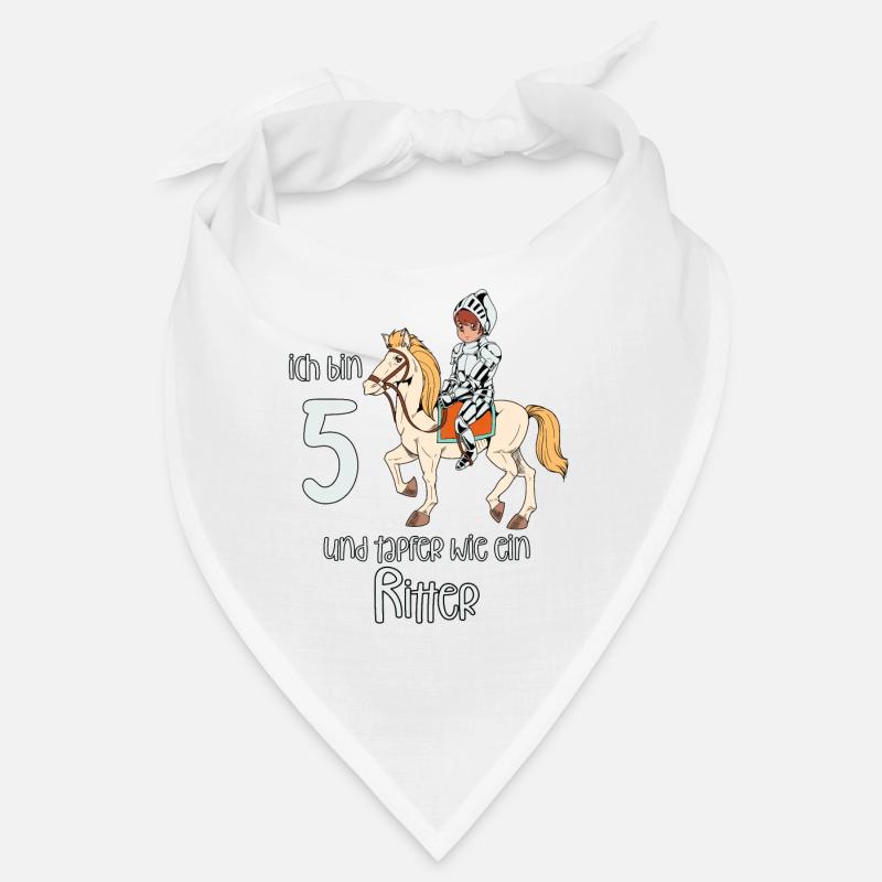 Geburtstagsshirt Ritter - 5 Geburtstag Junge Bandana