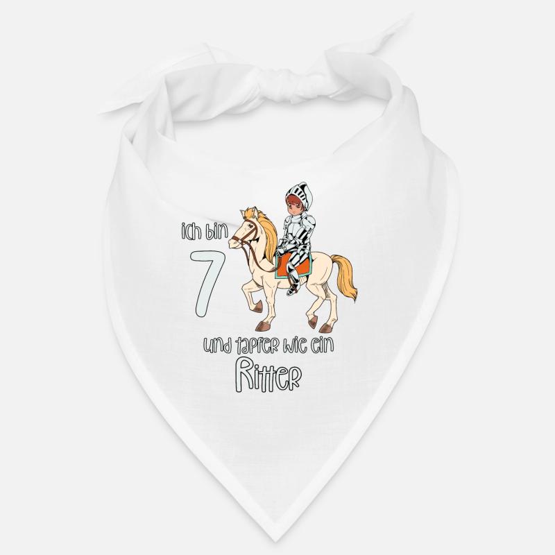 Geburtstagsshirt Ritter - 7 Geburtstag Junge Bandana