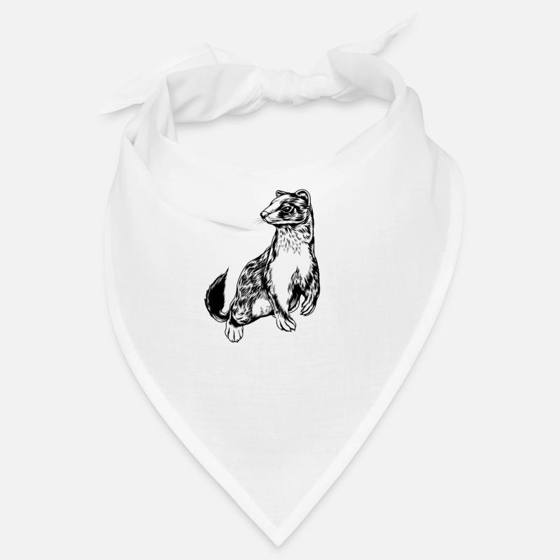 Zeichnung eines Wiesel Bandana