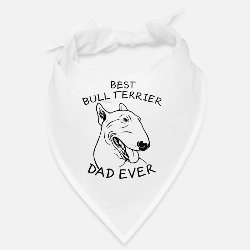 Bull Terrier Dad Hund Spruch Bullterrier Geschenk Bandana