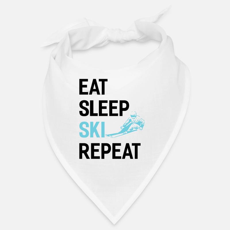 Répétition de ski Eat Sleep - (S.K) Bandana