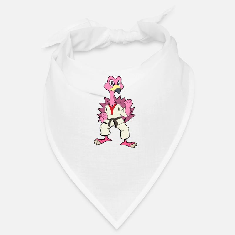 Comic Flamingo does karate Bandana