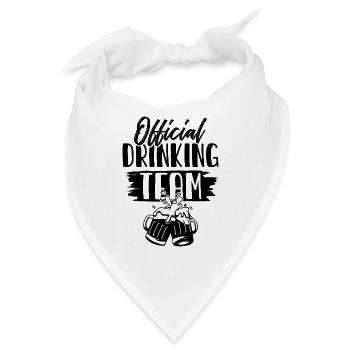 Drinking Team - Bandana - Weiß - Vorne