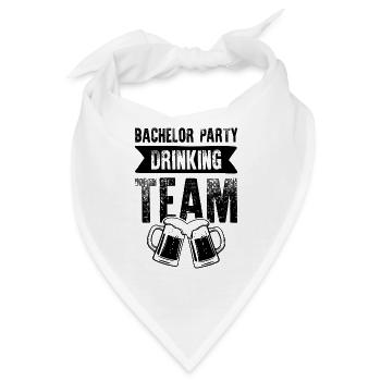 Bachelor Party Drinking Team - Bandana - Weiß - Vorne