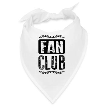 Fan Club - Bandana - Weiß - Vorne