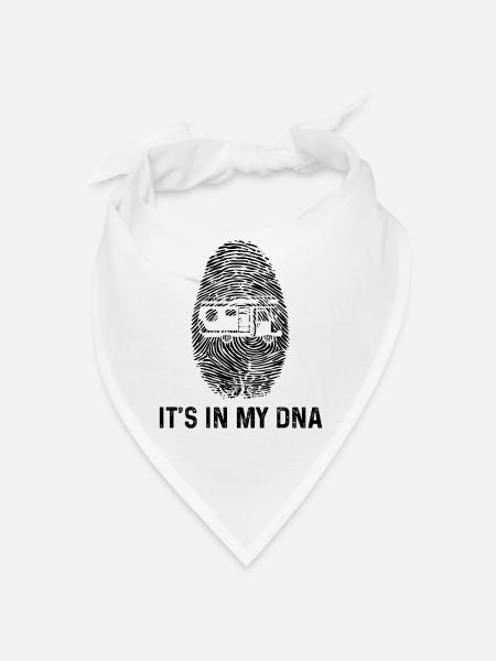 Es ist in meiner DNA - - Bandana - Weiß - Vorne