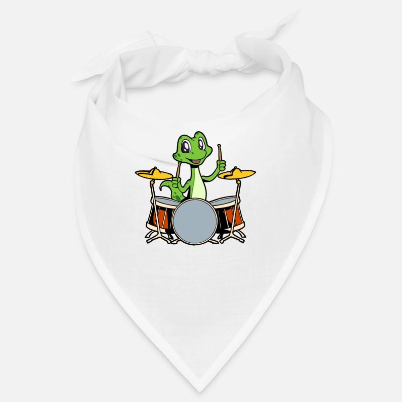 Comic Gecko Schlagzeuger Bandana