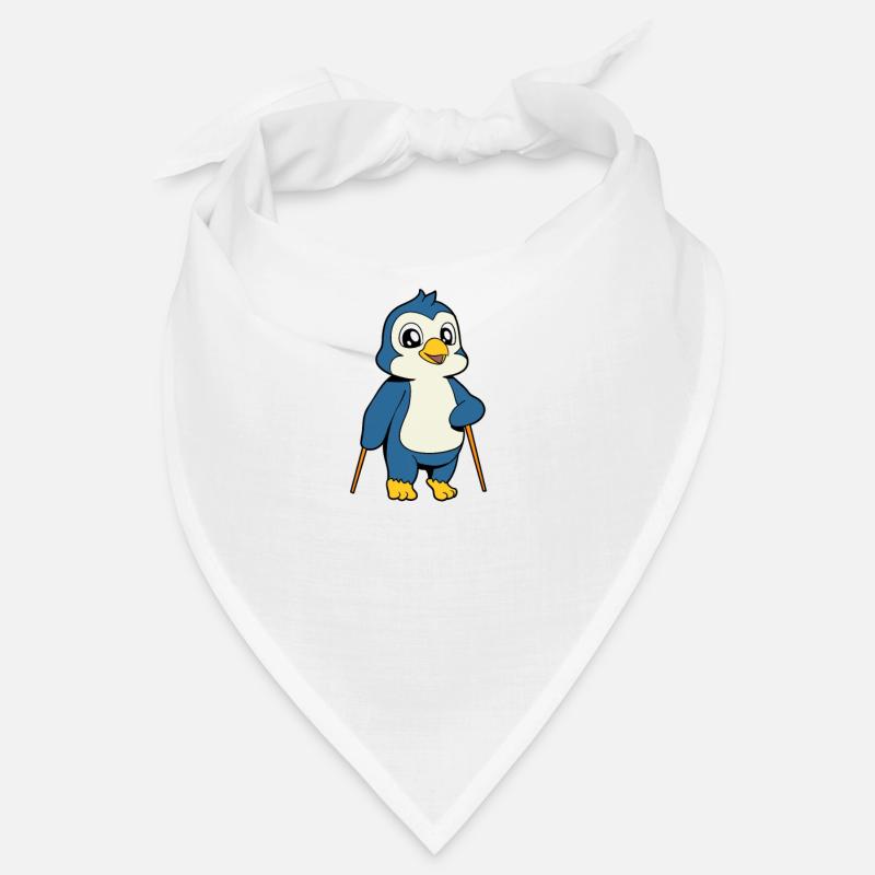Nordic Walking Comic Pinguin Bandana
