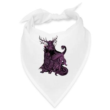 Wikinger Totengöttin Hel - Bandana - Weiß - Vorne