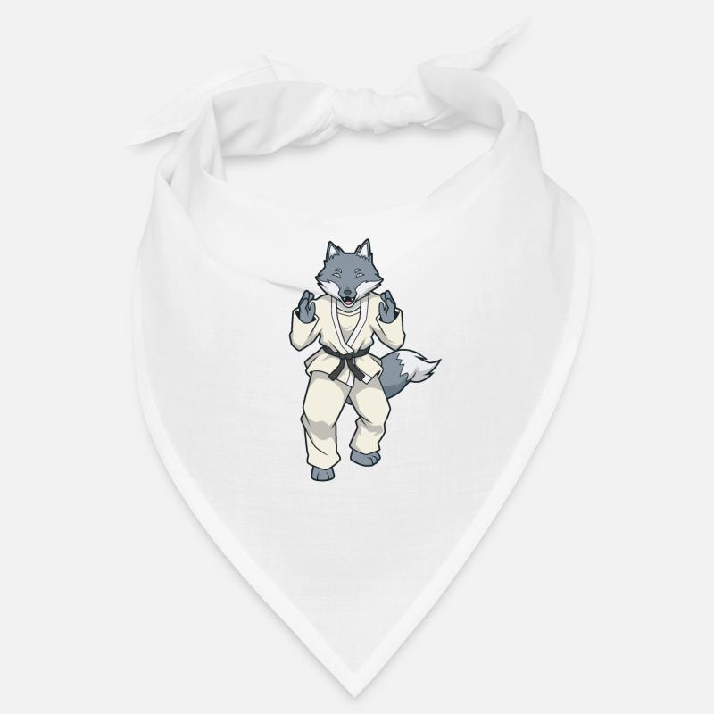 Comic Wolf fait du judo Bandana