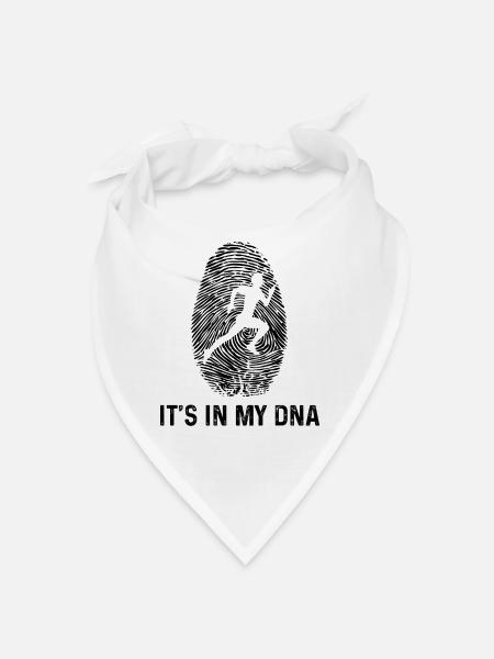 It's in my DNA - - Bandana - white - Front