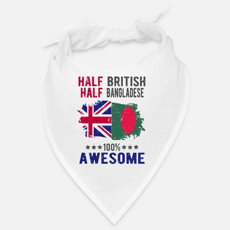 Halb Brite Halb Bangladescher Bandana