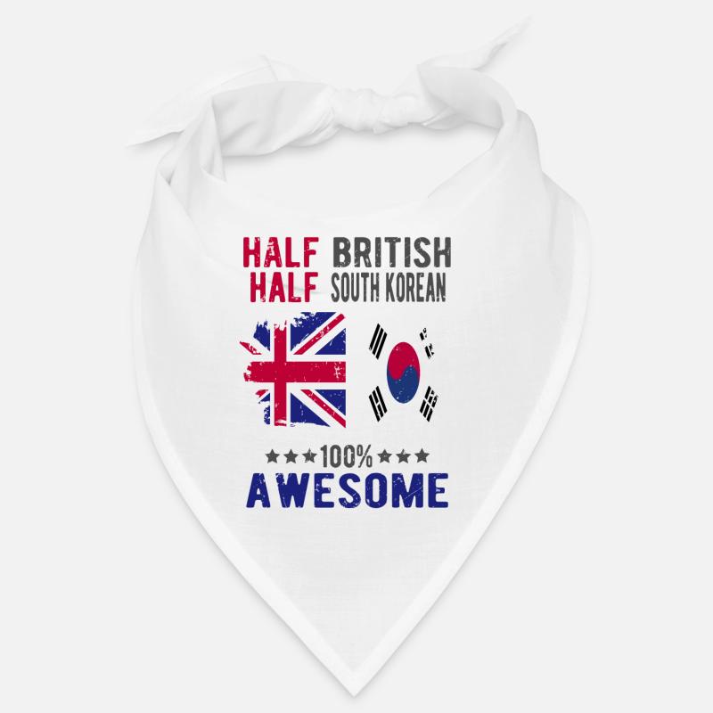 Moitié Britannique moitié Sud-Coréens Bandana