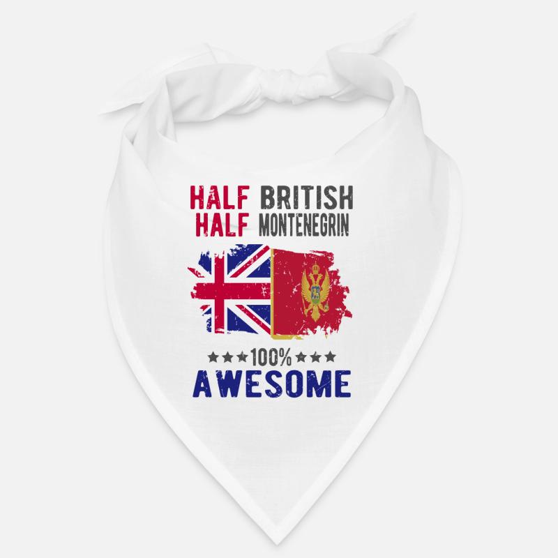 Half British Half Montenegrin Bandana
