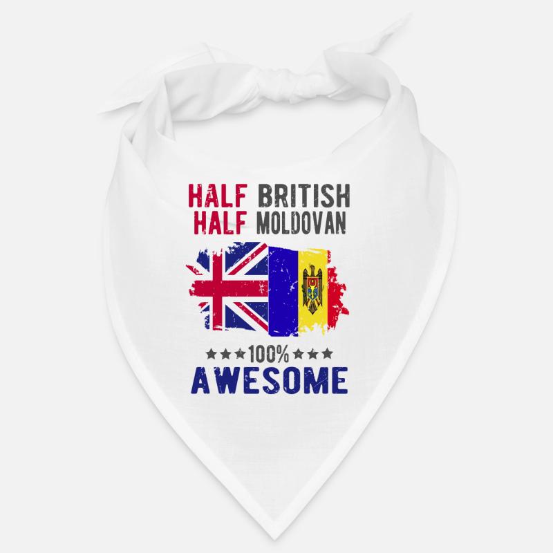 Half British Half Moldovan Bandana