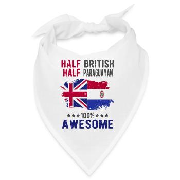 Halb Brite Halb Paraguayer - Bandana - Weiß - Vorne