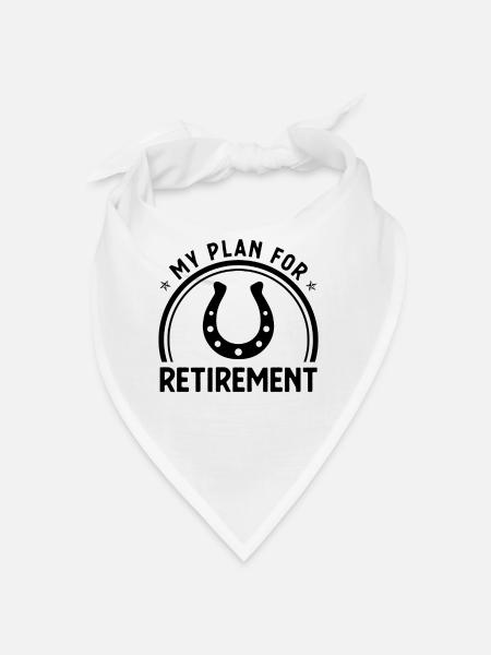 My Plan for Retirement 2 - - Bandana - white - Front
