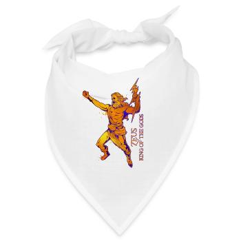 König der Götter - Zeus - Bandana - Weiß - Vorne