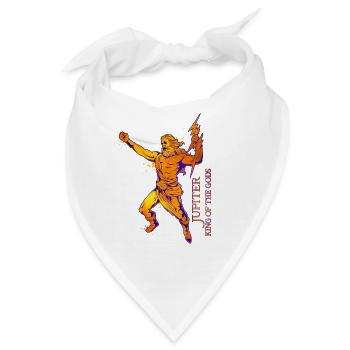 König der Götter - Jupiter - Bandana - Weiß - Vorne
