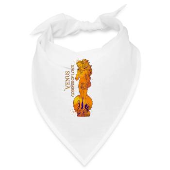 Göttin der Liebe - Venus - Bandana - Weiß - Vorne