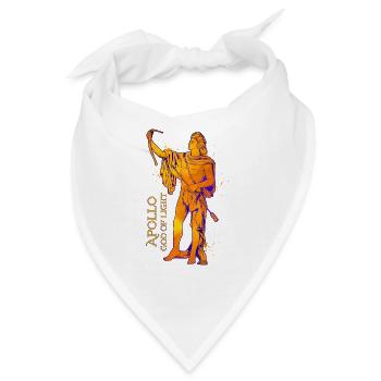 Gott des Lichts - Apollon - Bandana - Weiß - Vorne