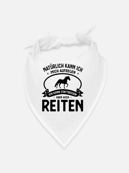 Naturlich kann Ich Mich AUFEGENICHE KANN STATTDESS - Bandana - Weiß - Vorne