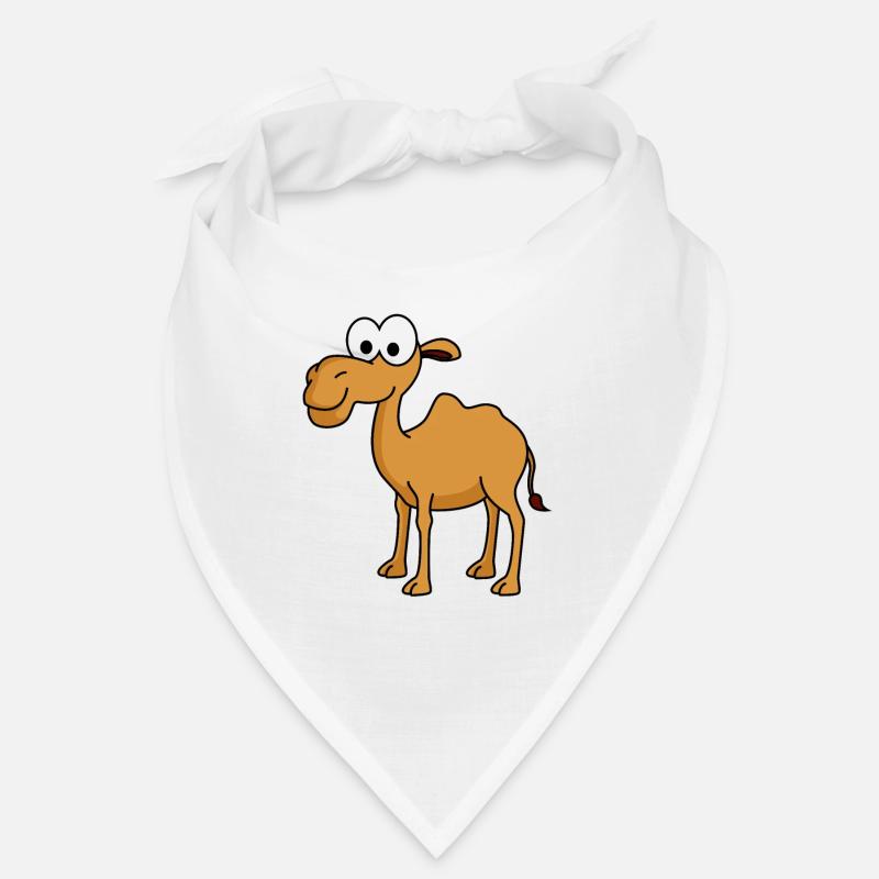 Camel Comic - Bandana - blanc