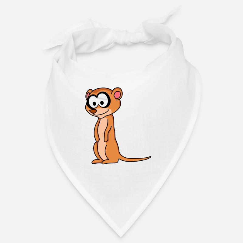 Erdmännchen Comic Tier Bandana