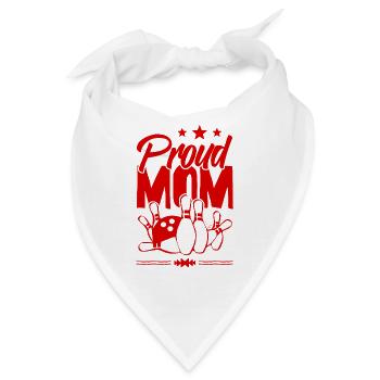 Bowling Mom - Bandana - Weiß - Vorne