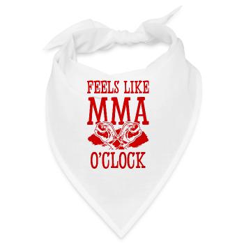 Mma Mixed matrial arts - Bandana - Weiß - Vorne