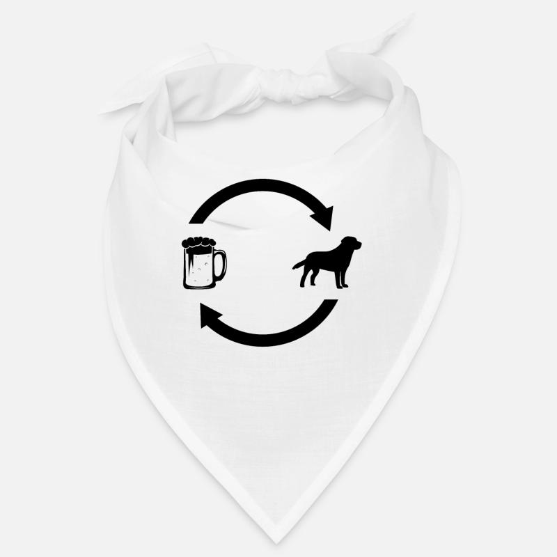 Flèches de chargement de bière et chien - Bandana