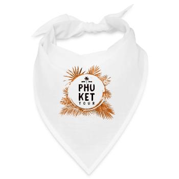 Phuket Tour Bunt - Bandana - Weiß - Vorne