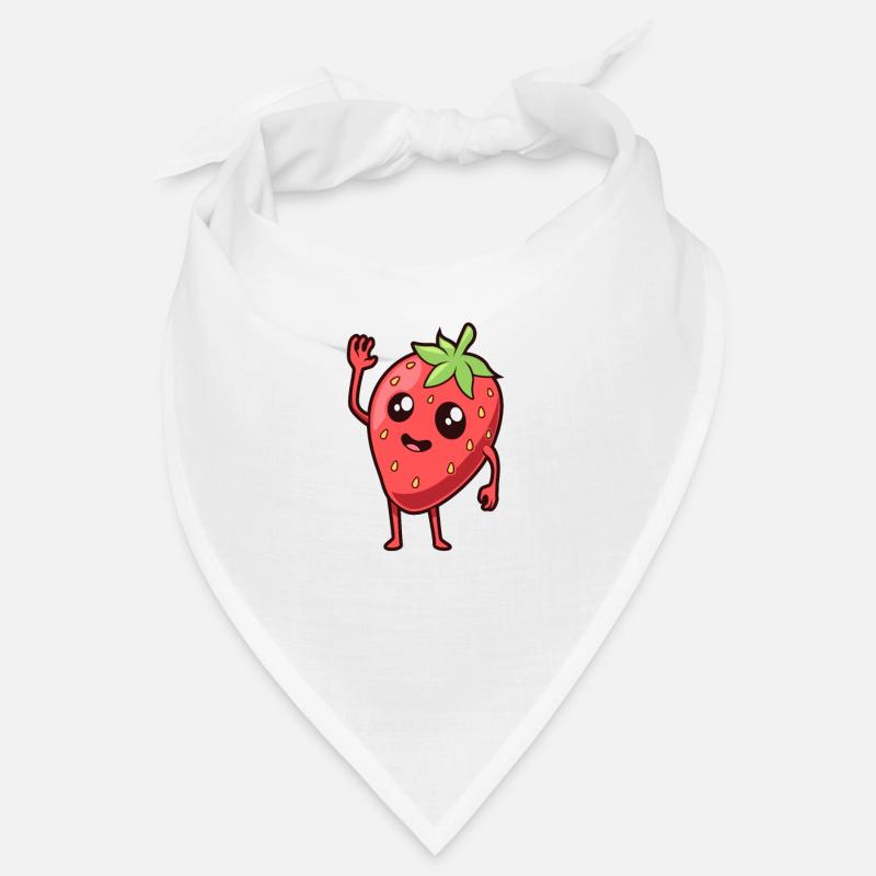 Kawaii Comic Erdbeere Bandana