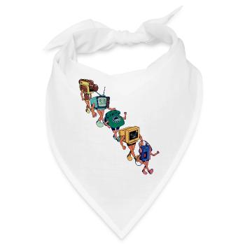Walkman und Freunde - Never Forget - Bandana - Weiß - Vorne