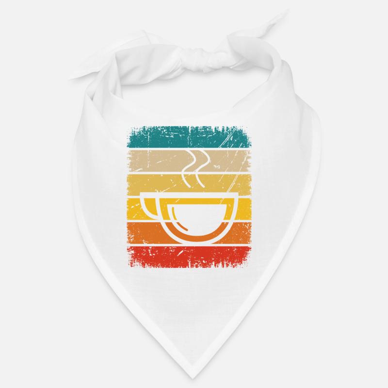 Vintage Square und Kaffee - Bandana