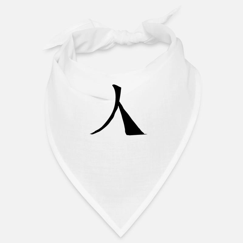 Human Chinese Script Character Symbol Bandana