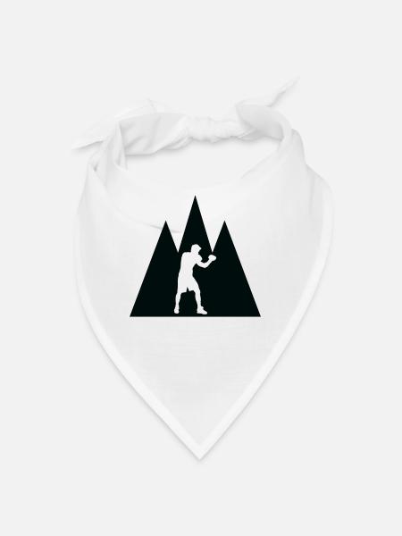 Triangle Mountain Boxing - Bo - Bandana - blanc - Devant