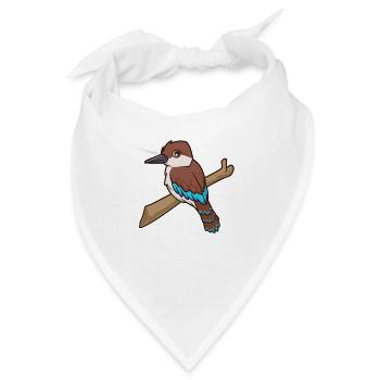 Kawaii Kookaburra - Bandana - Weiß - Vorne