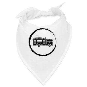 Kreis und Feuer Brigader - (2) - Bandana - Weiß - Vorne
