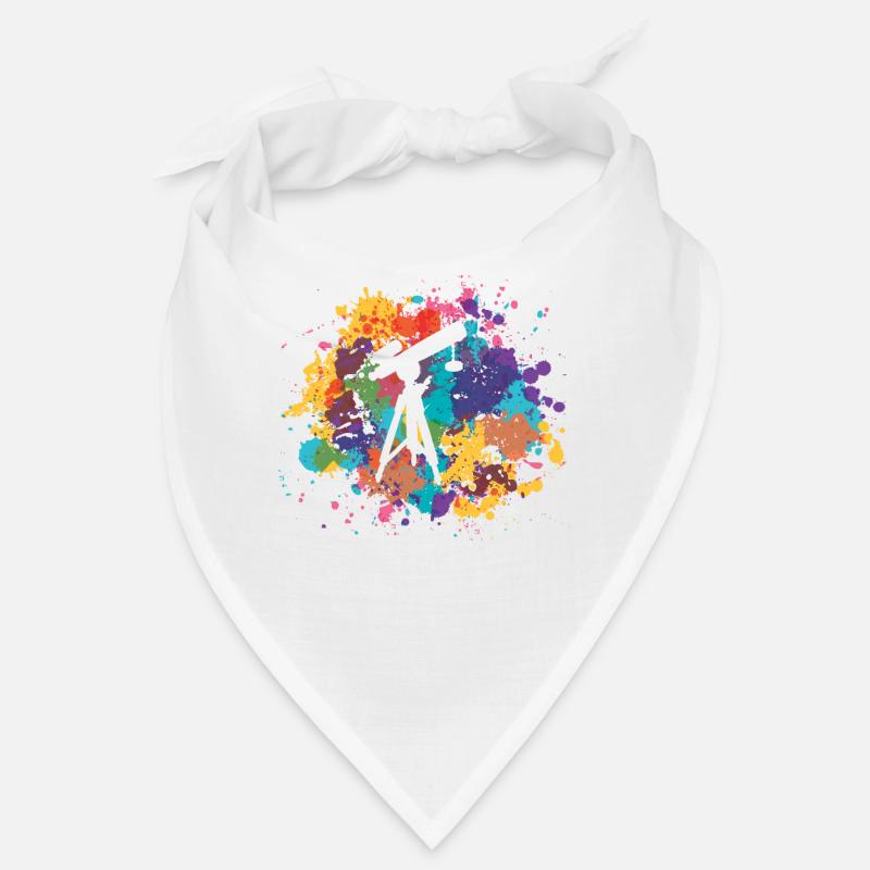 Bunte Spritzen und Astronomie - Bandana