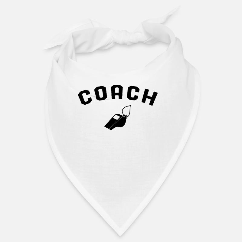 Trainer mit Whistle Geschenkidee Funny Coach Bandana