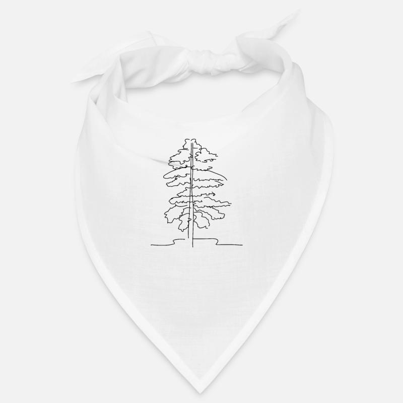 Tree Lineart Bandana