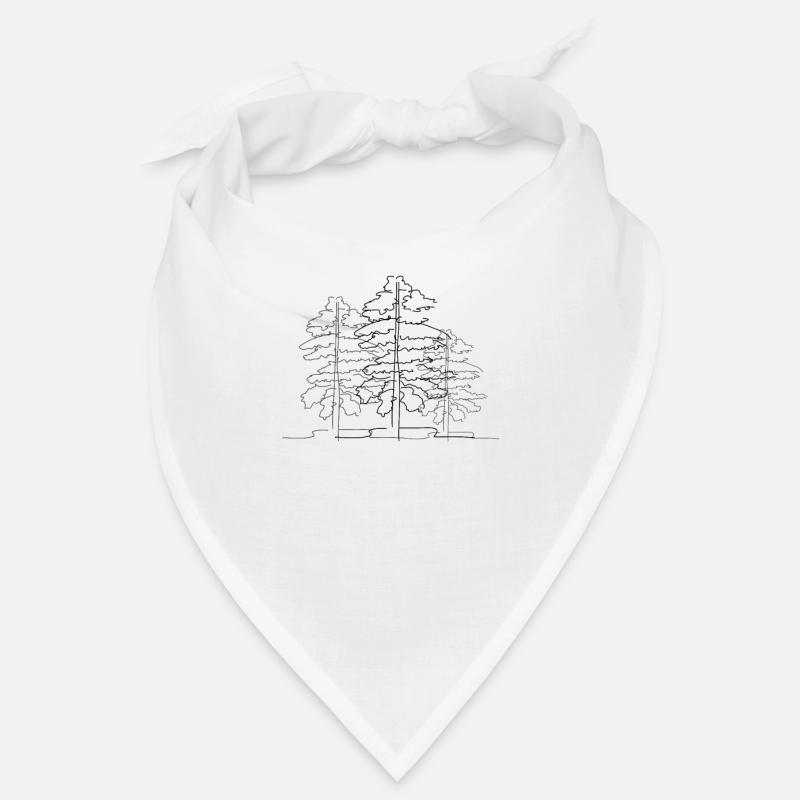 Baum Wald Lineart Bandana