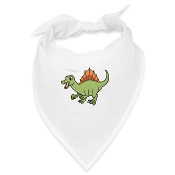 Kawaii Spinosaurus - Bandana - Weiß - Vorne