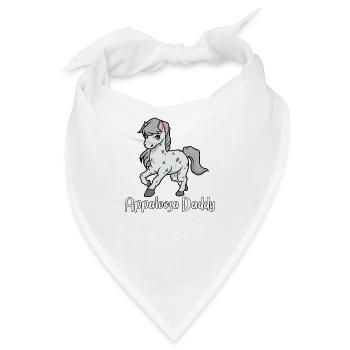 Pferdeliebhaber - Appaloosa Daddy - Bandana - Weiß - Vorne